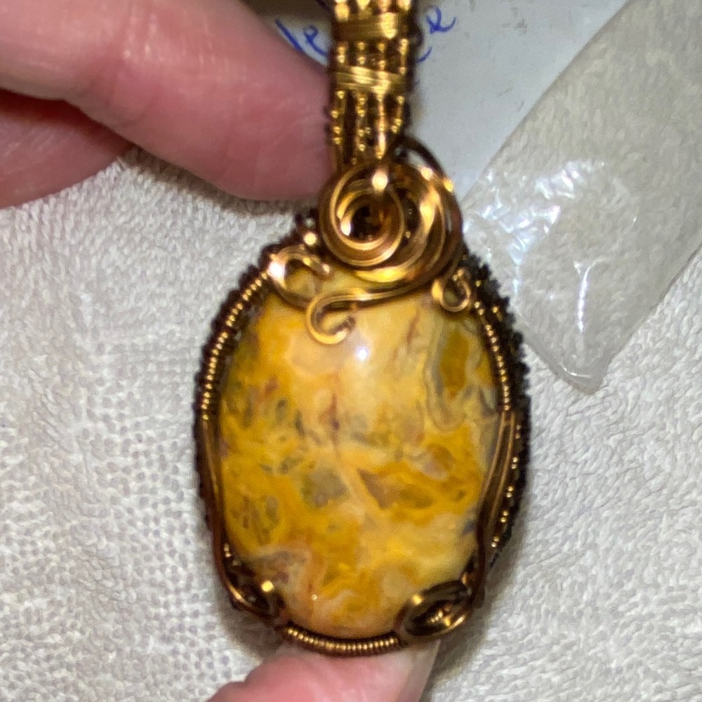 COPY - Yellow Crazy Lace Agate